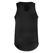 Lade das Bild in den Galerie-Viewer, Männer Tank Top atmungsaktiv - Schwarz