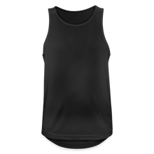 Lade das Bild in den Galerie-Viewer, Männer Tank Top atmungsaktiv - Schwarz