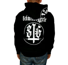 Lade das Bild in den Galerie-Viewer, Kapuzenjacke "Schmerzgalerie Glow"