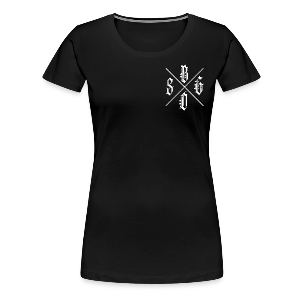 Frauen Premium T-Shirt sgbo - Schwarz