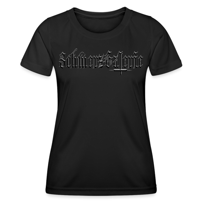 Frauen Funktions-T-Shirt - Schwarz