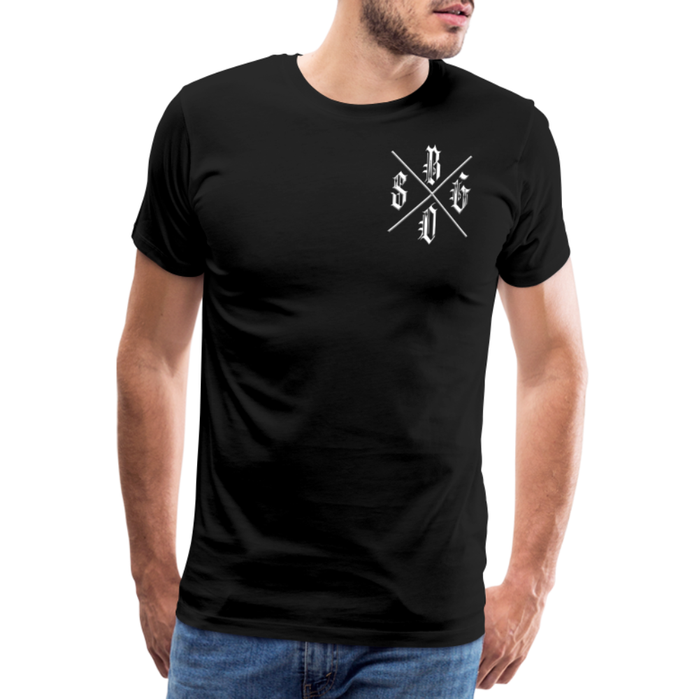 Männer Premium T-Shirt sgbo - Schwarz