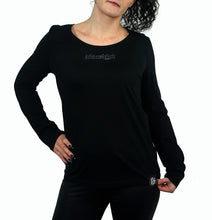 Load image into Gallery viewer, Ladies Long Sleeve Shirt &quot;SchmerzGalerie - small&quot;
